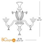 Люстра Gallery 703 L6 0000704 - Схема