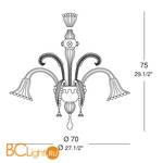 Люстра Gallery 704 L6 0000706 - Схема