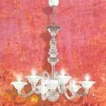 Люстра MURANOdue Gallery 706/S L6 Cristallo / Cromo 0209269013401