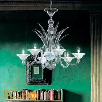 Люстра MURANOdue Gallery 706 L6 Cristallo / Cromo 0000710