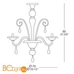 Люстра Gallery 710 L6 0000724 - Схема