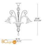 Люстра Gallery 712 L6 0000733 - Схема