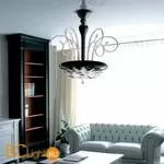 Потолочный светильник MURANOdue Gallery Orleans S50 Nero Cristallo 0000443