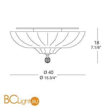Потолочный светильник Gallery Pascale PL 40 0000385 - Схема