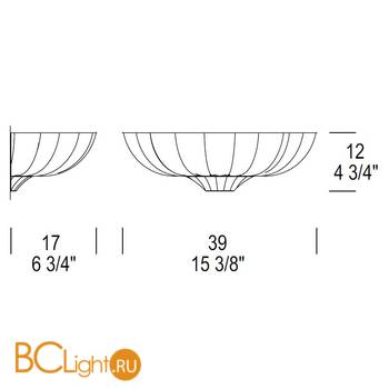 Настенный светильник Gallery Pascale P 40 0000538 - Схема