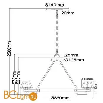 Люстра MW-Light Джестер 104012408 - Фото 12