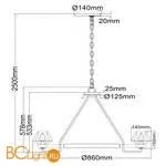 Люстра MW-Light Джестер 104012408 - Фото 12