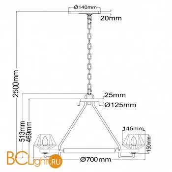 Люстра MW-Light Джестер 104012506 - Фото 12