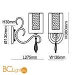 Бра MW-Light Эллегия 303022601 - Фото 4