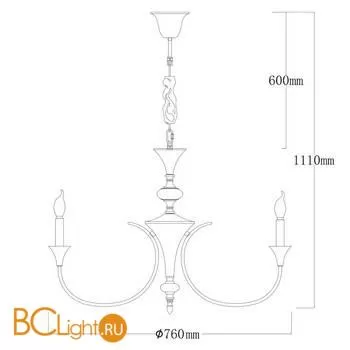 Люстра MW-Light Консуэло 614013208 - Фото 10