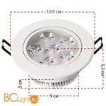 Встраиваемый спот (точечный светильник) MW-Light Круз 637012806 - Фото 1