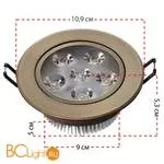 Встраиваемый спот (точечный светильник) MW-Light Круз 637013106 - Фото 1