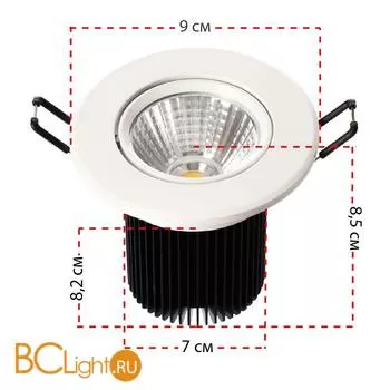 Встраиваемый спот (точечный светильник) MW-Light Круз 637013801 - Фото 1