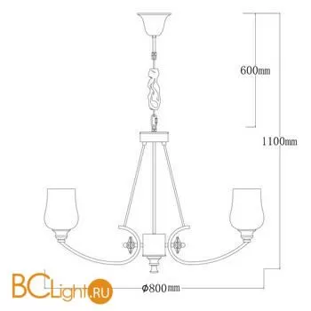 Люстра MW-Light Палермо 386017908 - Фото 10