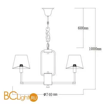 Люстра MW-Light София 355014608 - Фото 10