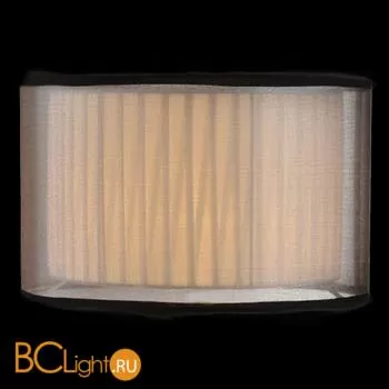 NEWPORT 1600 Абажур к 1601/FL , Двойной серебристый / белый плиссированный