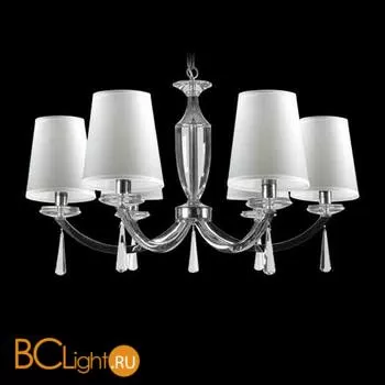 Люстра Newport Florida 3246/C + 6x Абажур к 3240 Белый гладкий