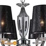 Люстра Newport Florida 3248/C black с абажурами - Фото 2