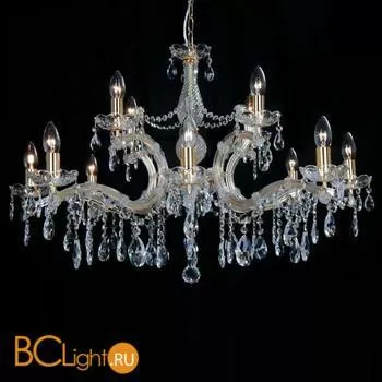 Люстра Newport Vesta 11208+4/С Gold Clear