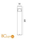 Садово-парковый фонарь Norlys Arvika 894B (normal jack contacts) - Схема