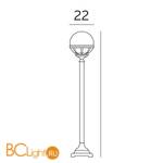 Садово-парковый фонарь Norlys Bologna 315B - Схема