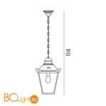 Уличный подвесной светильник Norlys Chelsea 961CO - Схема