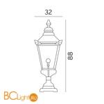 Садово-парковый фонарь Norlys Chelsea 957CO - Схема