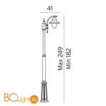 Садово-парковый фонарь Norlys Como 371B - Схема