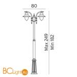Садово-парковый фонарь Norlys Como 372B - Схема