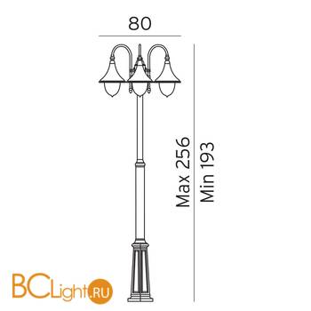 Садово-парковый фонарь Norlys Firenze 830B - Схема