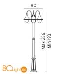 Садово-парковый фонарь Norlys Firenze 830B - Схема