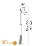 Садово-парковый фонарь Norlys Firenze 810B - Схема