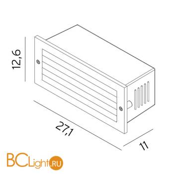 Встраиваемый светильник Norlys Grimstad 1545AL - Схема