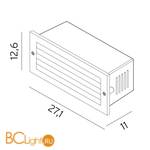 Встраиваемый светильник Norlys Grimstad 1545GR - Схема