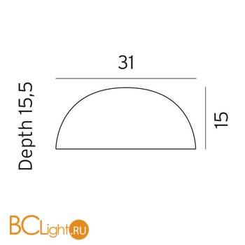 Уличный настенный светильник Norlys Halden 510W - Схема