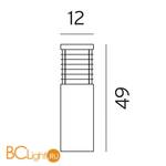Садово-парковый фонарь Norlys Halmstad 1489B - Схема