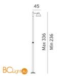 Садово-парковый фонарь Norlys Koster 1272AL - Схема