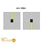 Уличный настенный светильник Norlys Lillehammer 1584GR - Фото 0