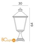 Садово-парковый фонарь Norlys London 494B - Схема