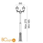 Садово-парковый фонарь Norlys London 482B - Схема