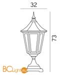 Садово-парковый фонарь Norlys Modena 384B - Схема