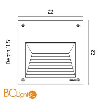 Встраиваемый светильник Norlys Namsos 1930GR - Схема