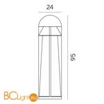 Садово-парковый фонарь Norlys Narvik 552AL - Схема