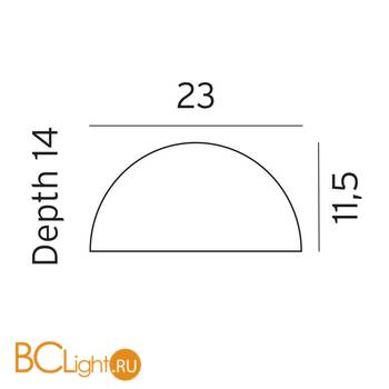 Уличный настенный светильник Norlys Paris 160W - Схема