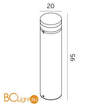 Садово-парковый фонарь Norlys Stavanger 1240GR - Схема