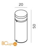 Садово-парковый фонарь Norlys Stavanger 1244AL - Схема