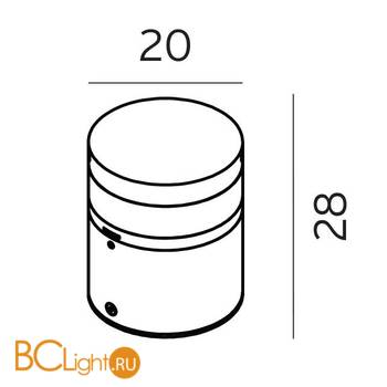 Садово-парковый фонарь Norlys Stavanger 1247AL - Схема