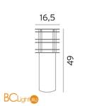 Садово-парковый фонарь Norlys Stockholm 1430B - Схема