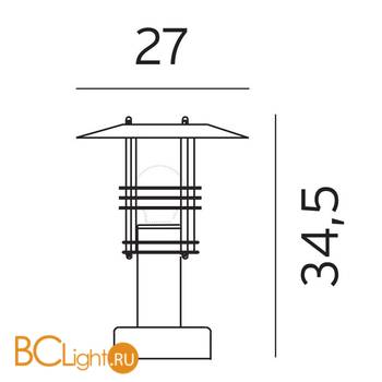 Садово-парковый фонарь Norlys Stockholm 284B - Схема
