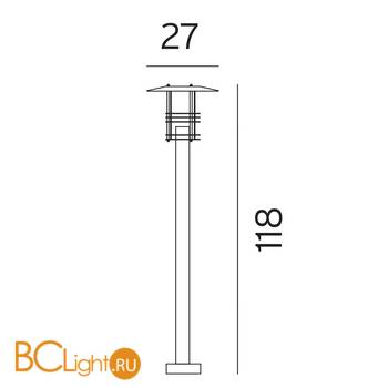 Садово-парковый фонарь Norlys Stockholm 285B - Схема